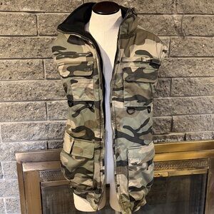 10W Apparel XL Men's Camouflage Sleeveless Jacket